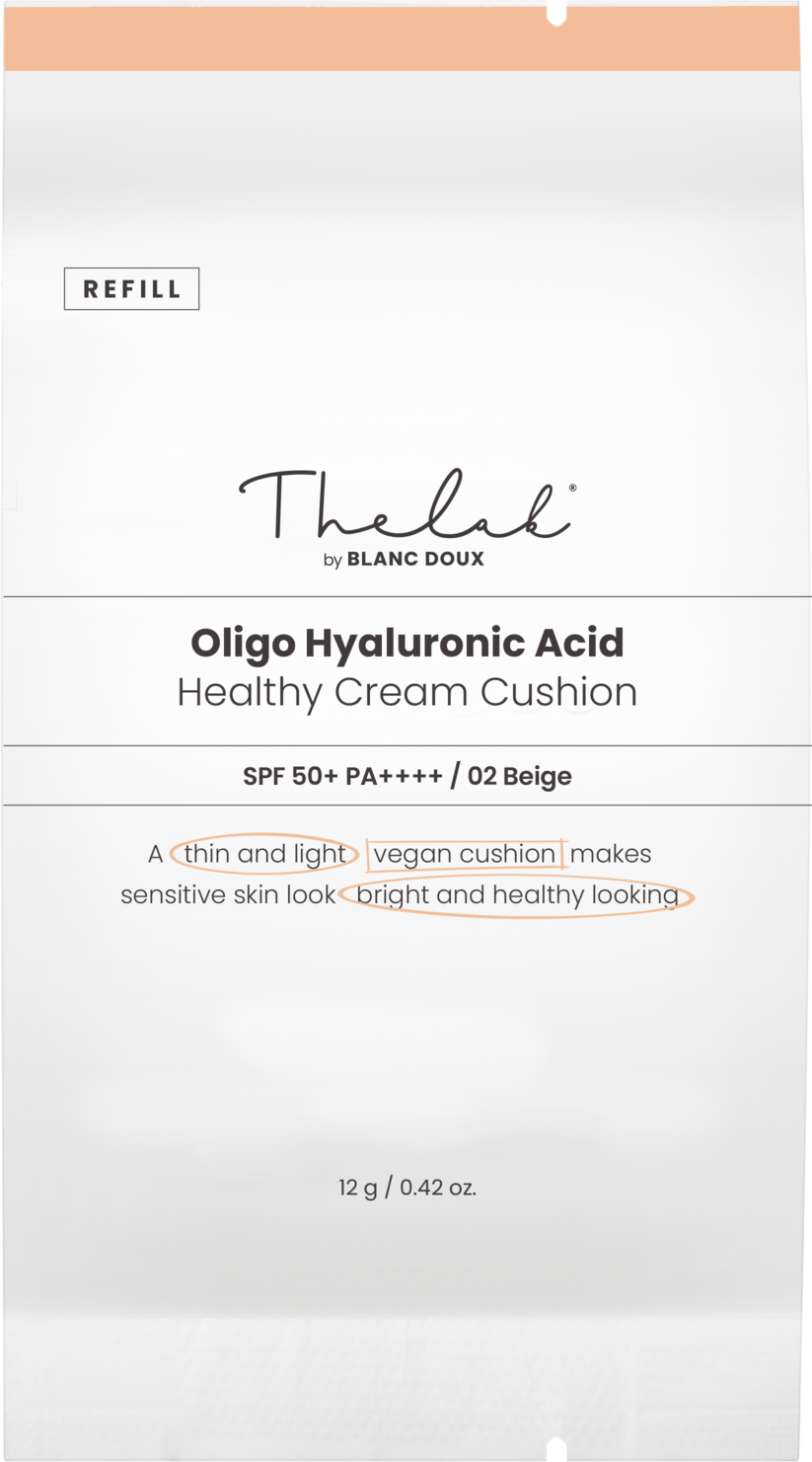 Oligo Hyaluronic Acid Healthy Cream Cushion Refill #2 BEIGE | The LAB by BLANC DOUX