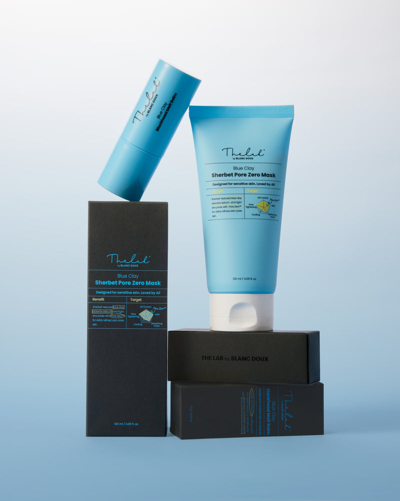 BlueClay Sherbet Pore Zero Mask 120ml | The LAB by BLANC DOUX