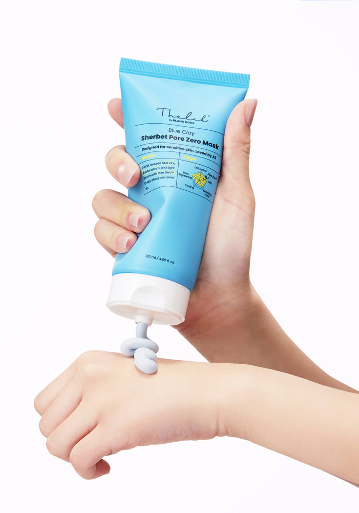 BlueClay Sherbet Pore Zero Mask 120ml | The LAB by BLANC DOUX