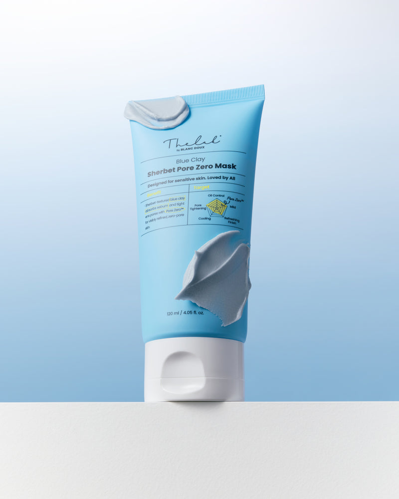 BlueClay Sherbet Pore Zero Mask 120ml | The LAB by BLANC DOUX