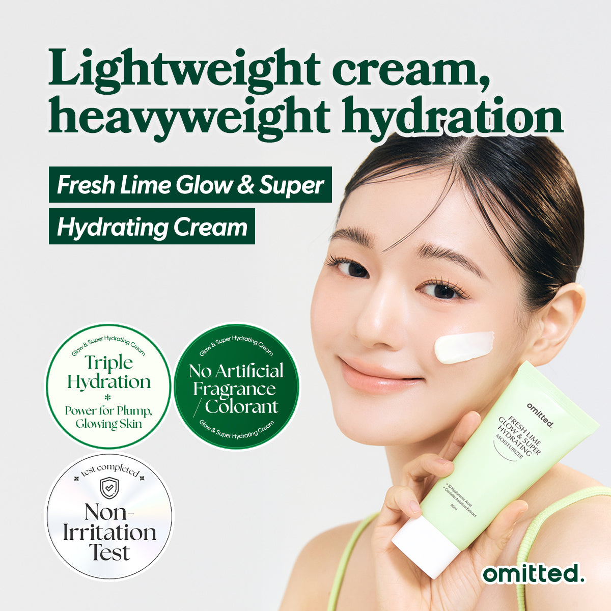 Fresh Lime Glow & Super Hydrating Moisturizer 80ml | Omitted