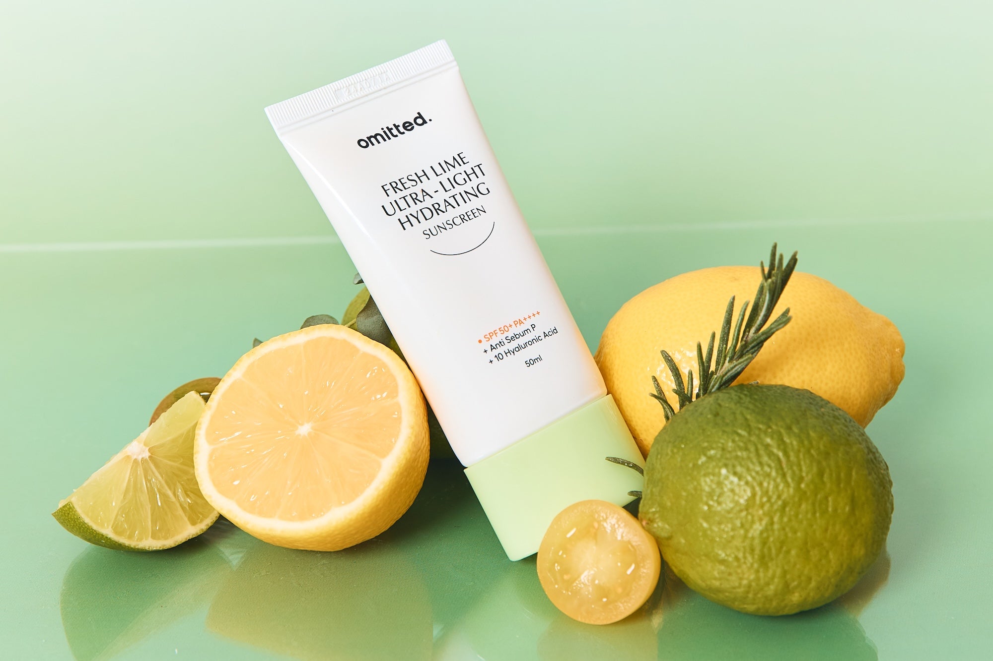 Fresh Lime Ultra-Light Hydrating Sunscreen 50ml | Omitted