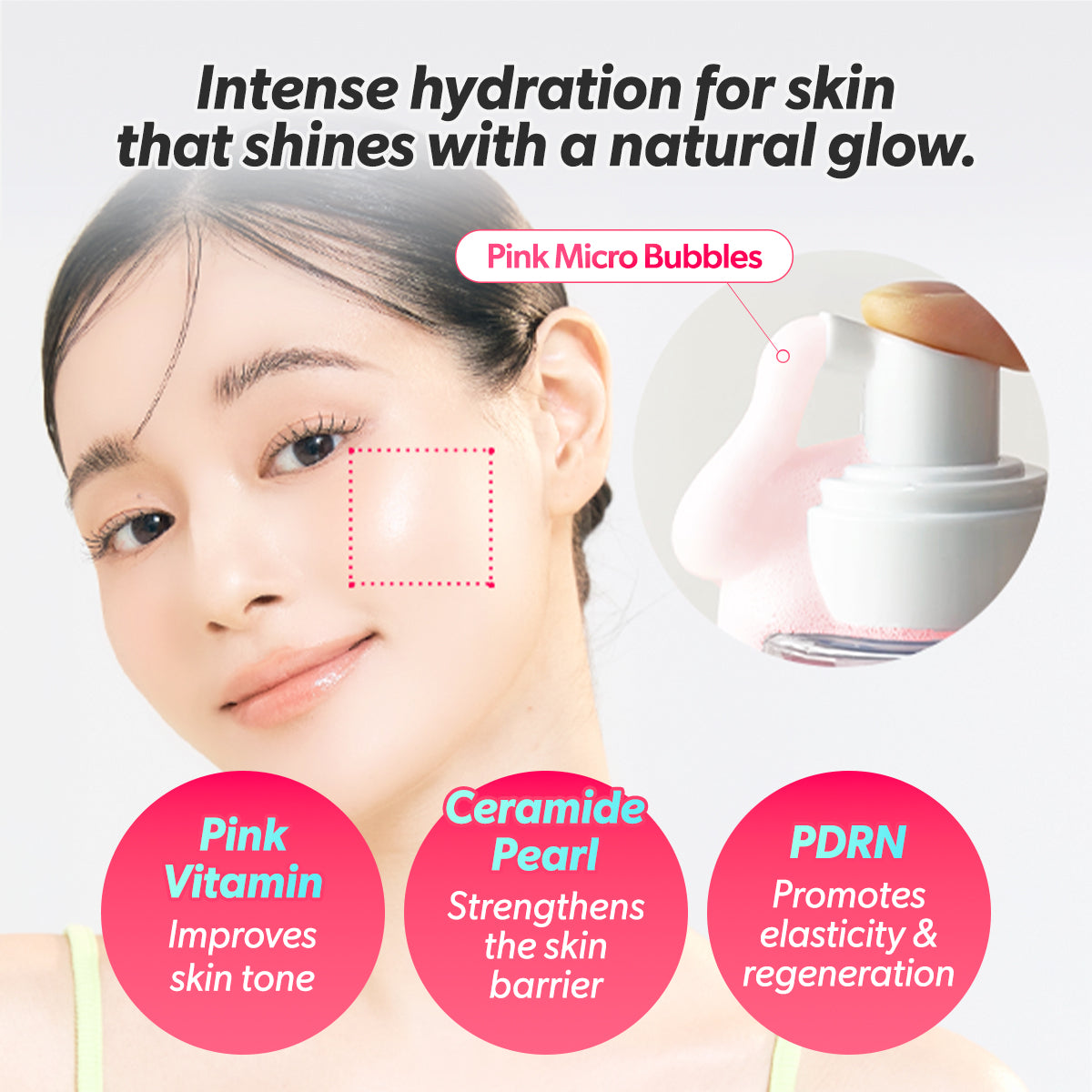 Pink Vita PDRN Bubble-Tox Ampoule 90ml | Omitted