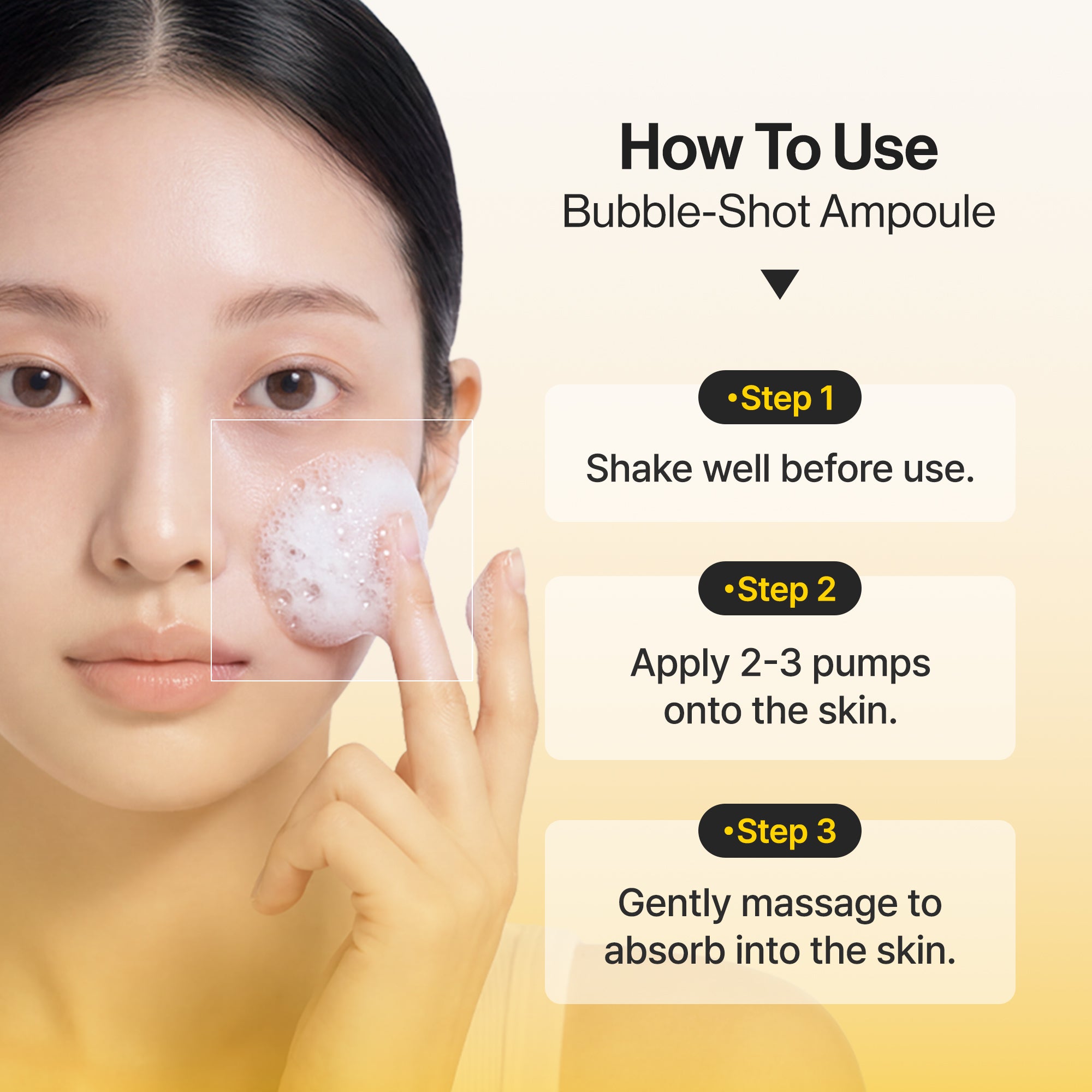 Vita C Niacinamide 5% Bubble-Shot Ampoule 90ml | Omitted