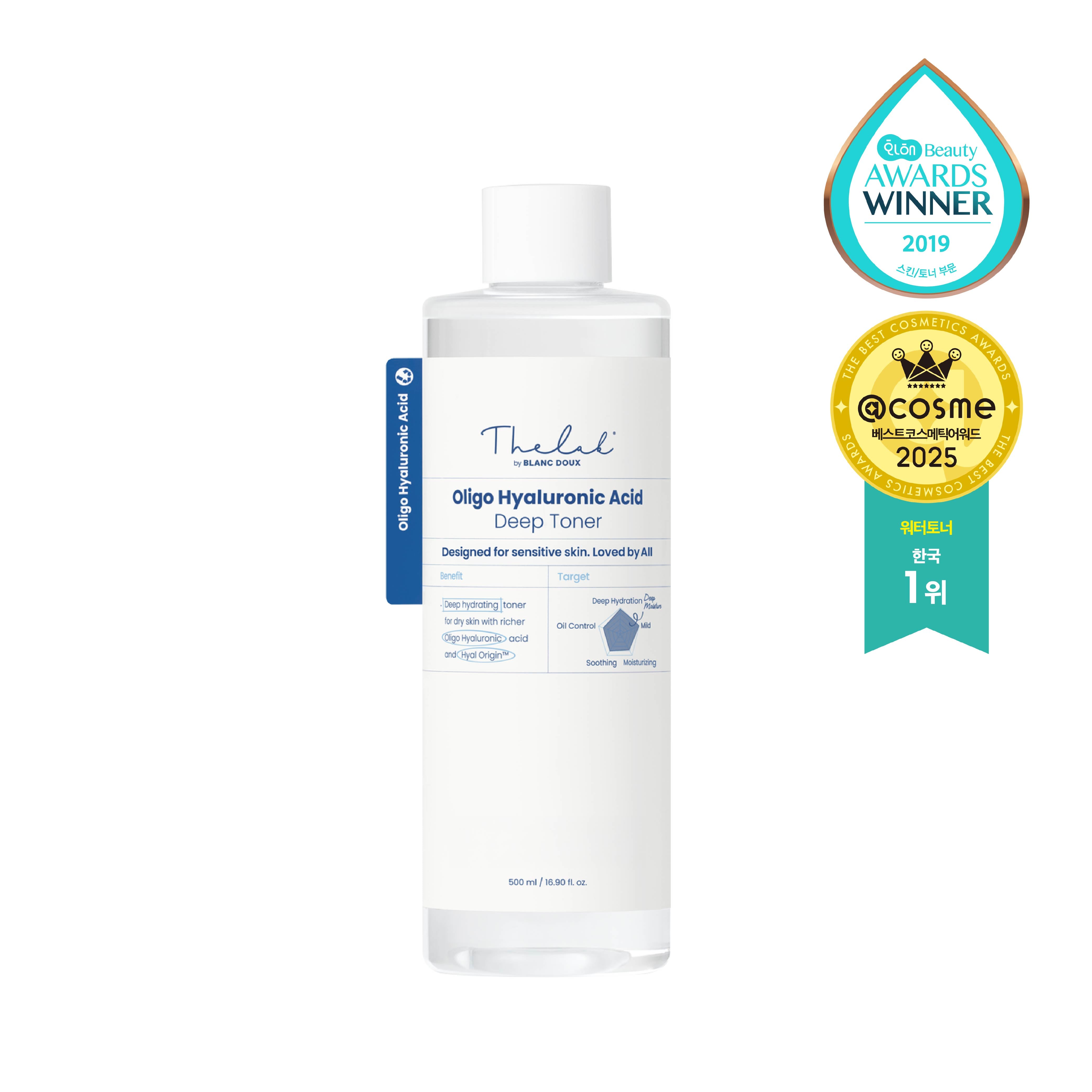 Oligo Hyaluronic Acid Deep Toner - 4 Sizes | The LAB by BLANC DOUX
