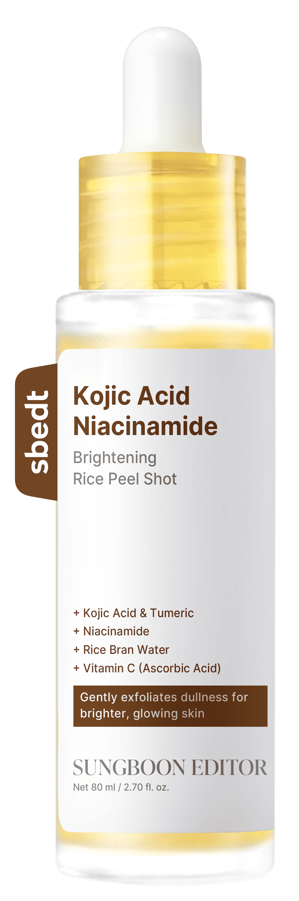 Kojic Acid Niacinamide Rice Peel Shot 80ml | Sungboon Editor