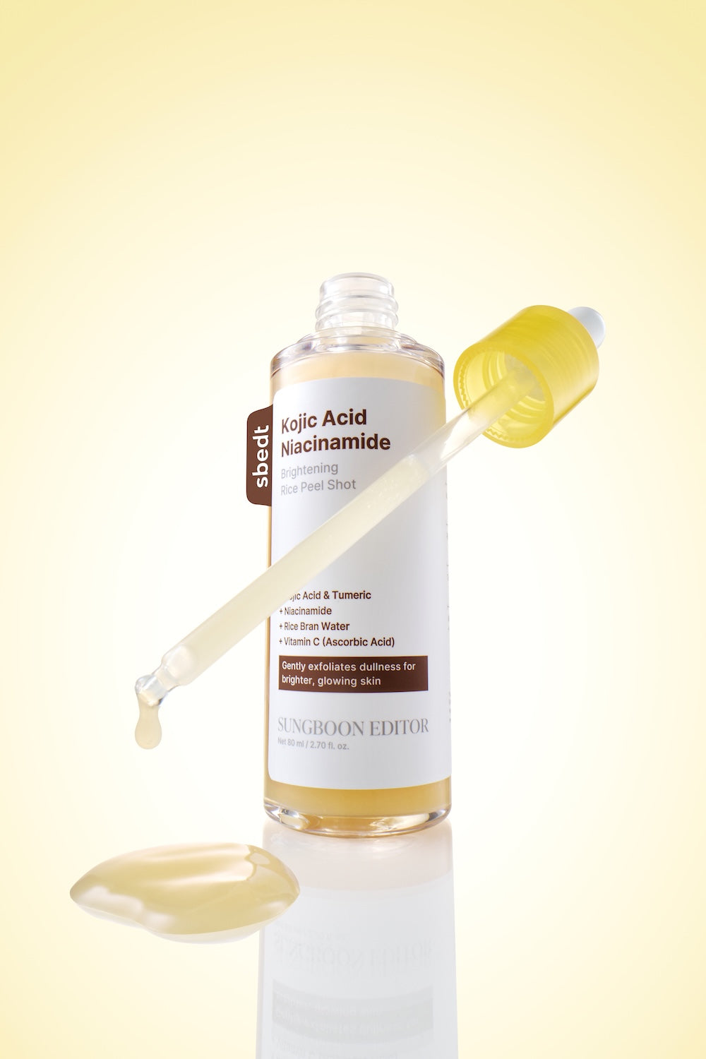 Kojic Acid Niacinamide Rice Peel Shot 80ml | Sungboon Editor