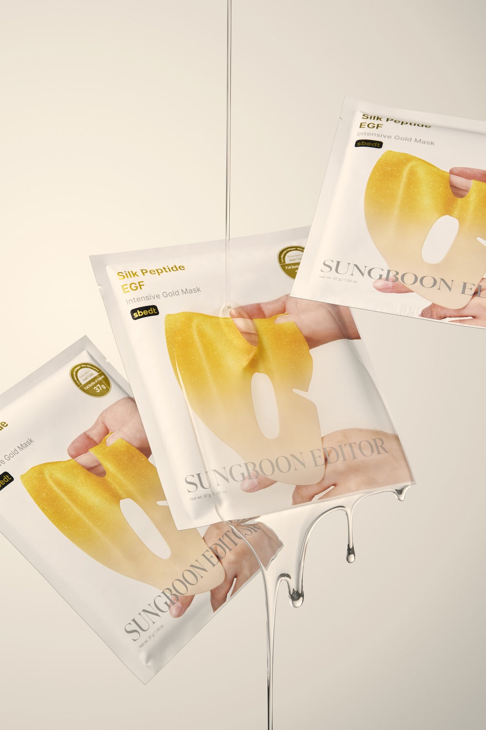 Silk Peptide EGF Intensive Gold Mask 37g*4ea | Sungboon Editor