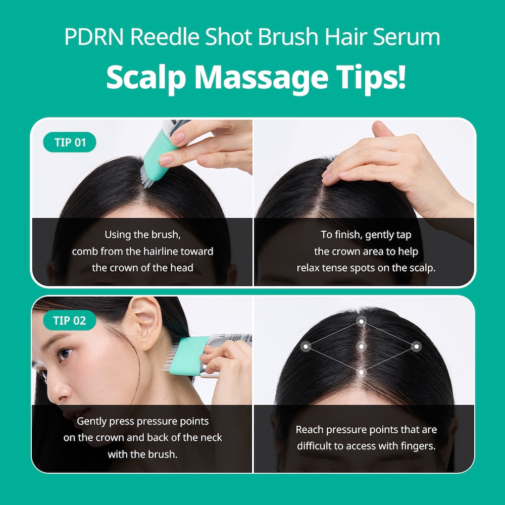 PDRN Reedle Shot Brush Hair Serum 100ml | VT Cosmetics