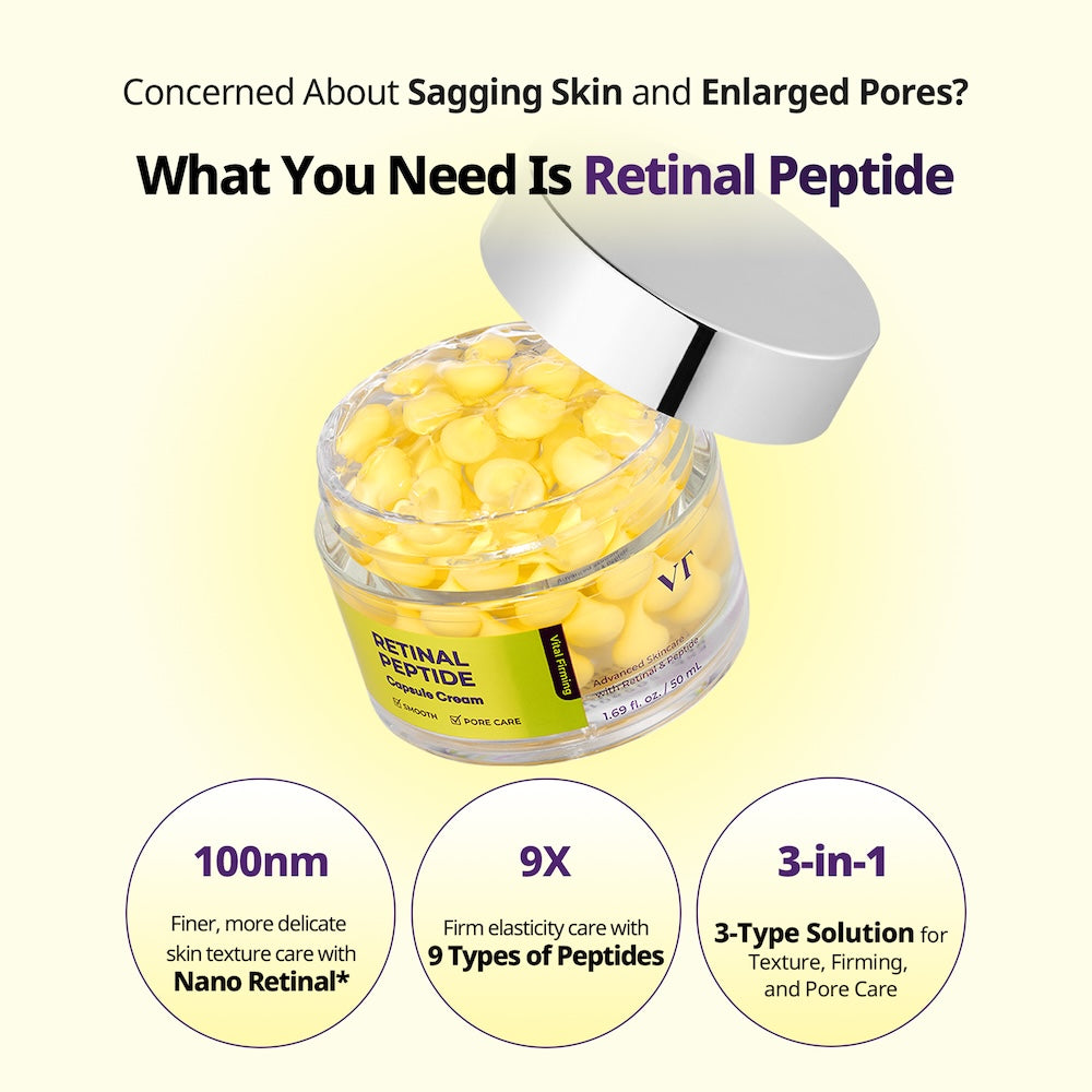 Retinal Peptide Hyaluronic Capsule Cream 50ml | VT Cosmetics