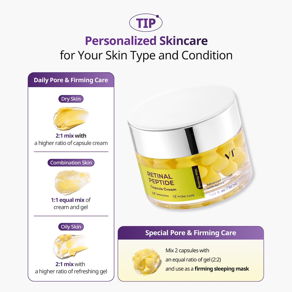 Retinal Peptide Hyaluronic Capsule Cream 50ml | VT Cosmetics