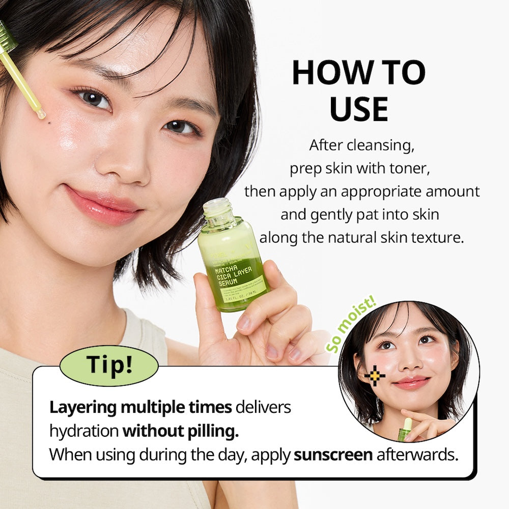 Matcha Cica Layer Serum 30ml | VT Cosmetics