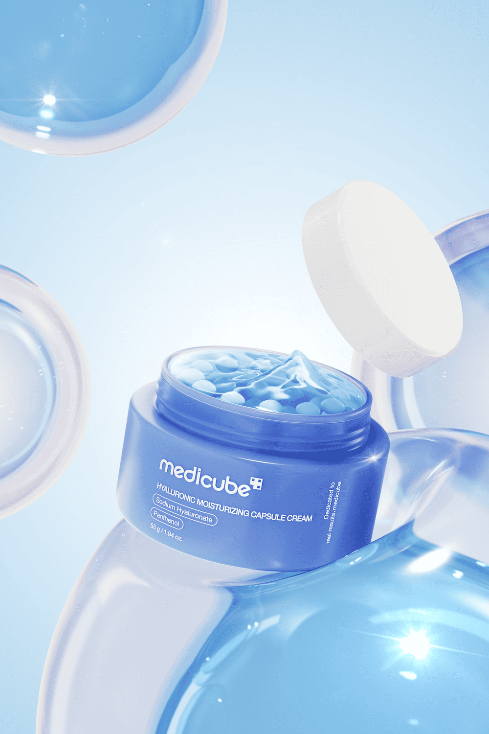 Hyaluronic Moisturizing Capsule Cream 55g | MEDICUBE