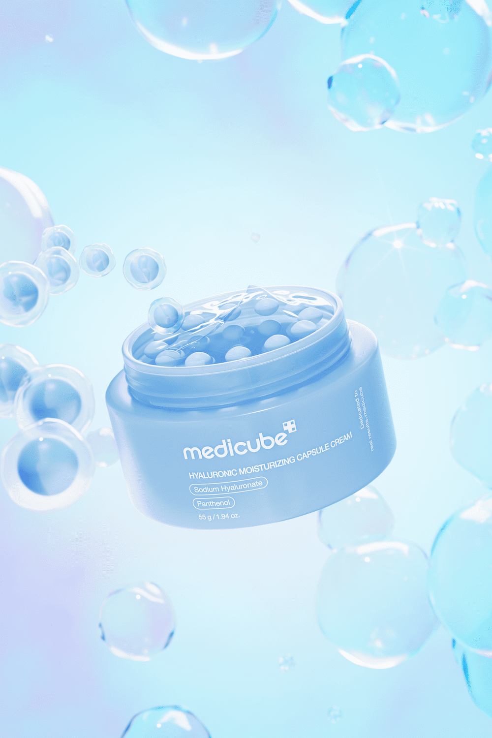 Hyaluronic Moisturizing Capsule Cream 55g | MEDICUBE