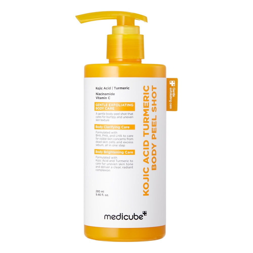 Kojic Acid Turmeric Body Peel Shot 280ml | MEDICUBE