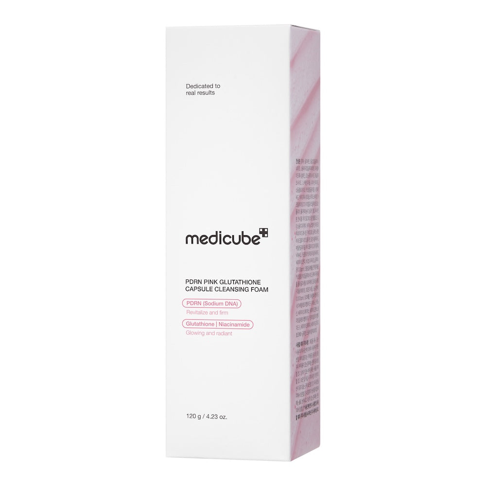 PDRN Pink Glutathione Capsule Cleansing Foam 120g | MEDICUBE
