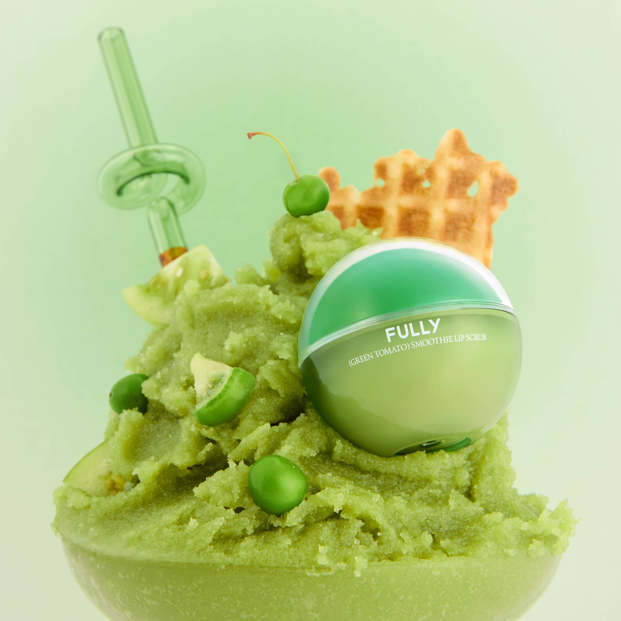 Green Tomato Smoothie Lip Scrub 12g | FULLY