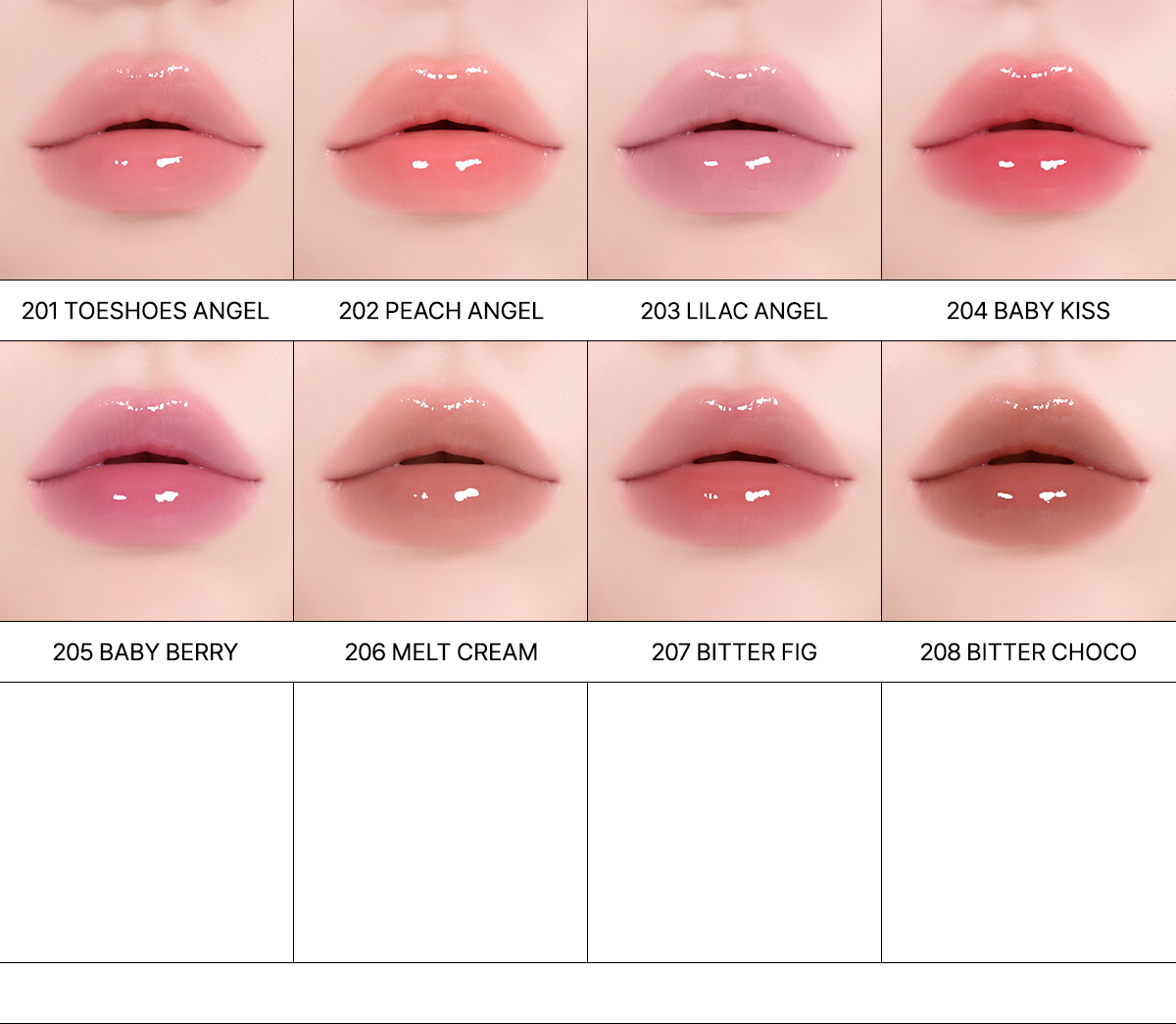Wish Glaze Tint 2.5g - 8 Colors | TIPTOE