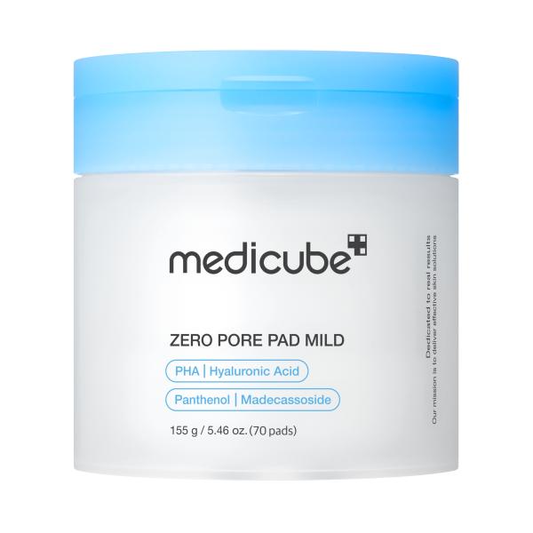 MEDICUBE Zero Pore Pad Mild | Gentle Exfoliating Toner Pads