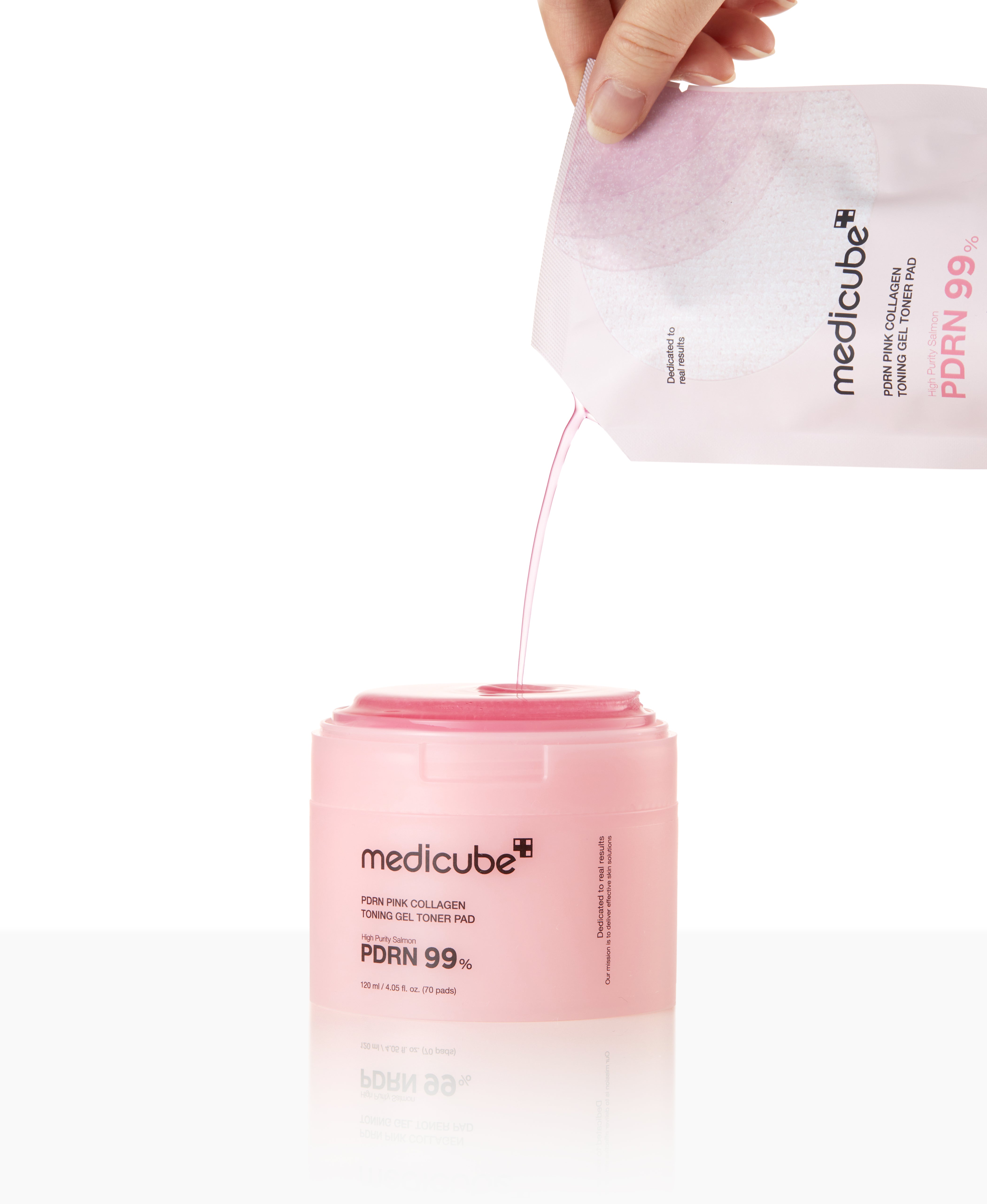 MEDICUBE PDRN Pink Collagen Gel Toner Pad for Radiant Skin