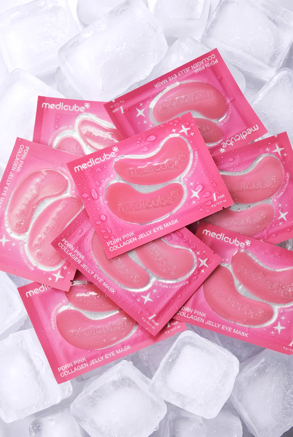 MEDICUBE PDRN Pink Collagen Jelly Eye Mask for Radiant Eyes