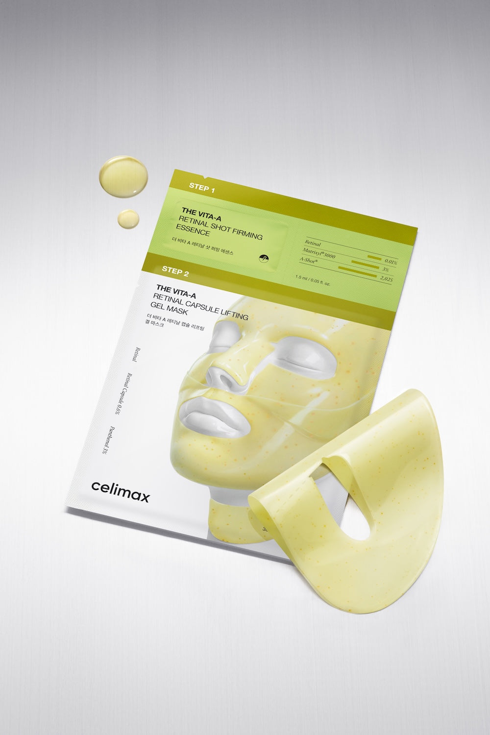 The Vita-A Retinal Shot Tightening 2-Step Gel Mask 4ea | Celimax