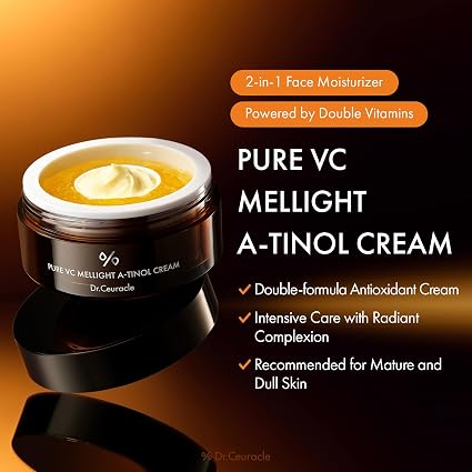 Dr. Ceuracle Pure VC Mellight A-Tinol Cream for Radiant Skin