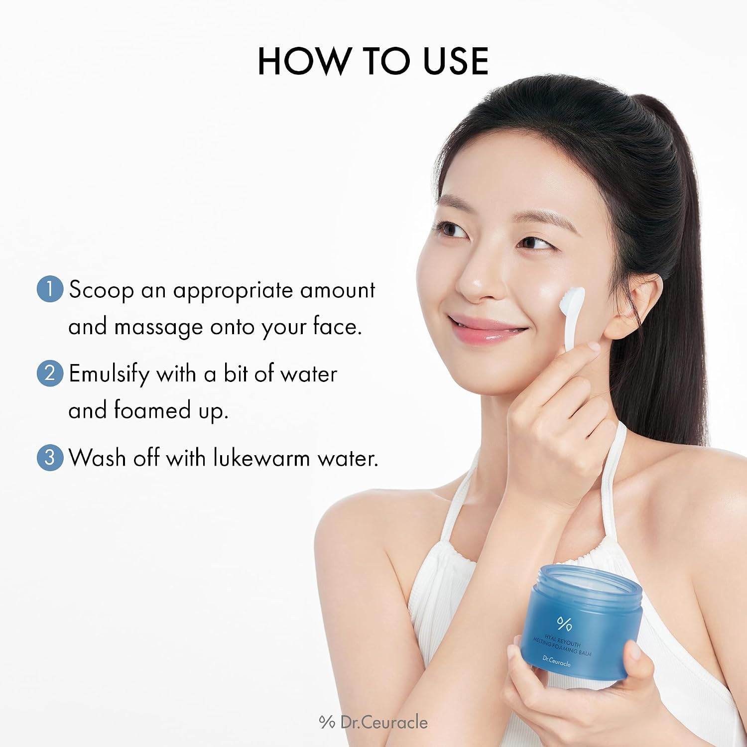 Dr. Ceuracle Hyal Reyouth Melting Foaming Balm - Hydrating Cleanser