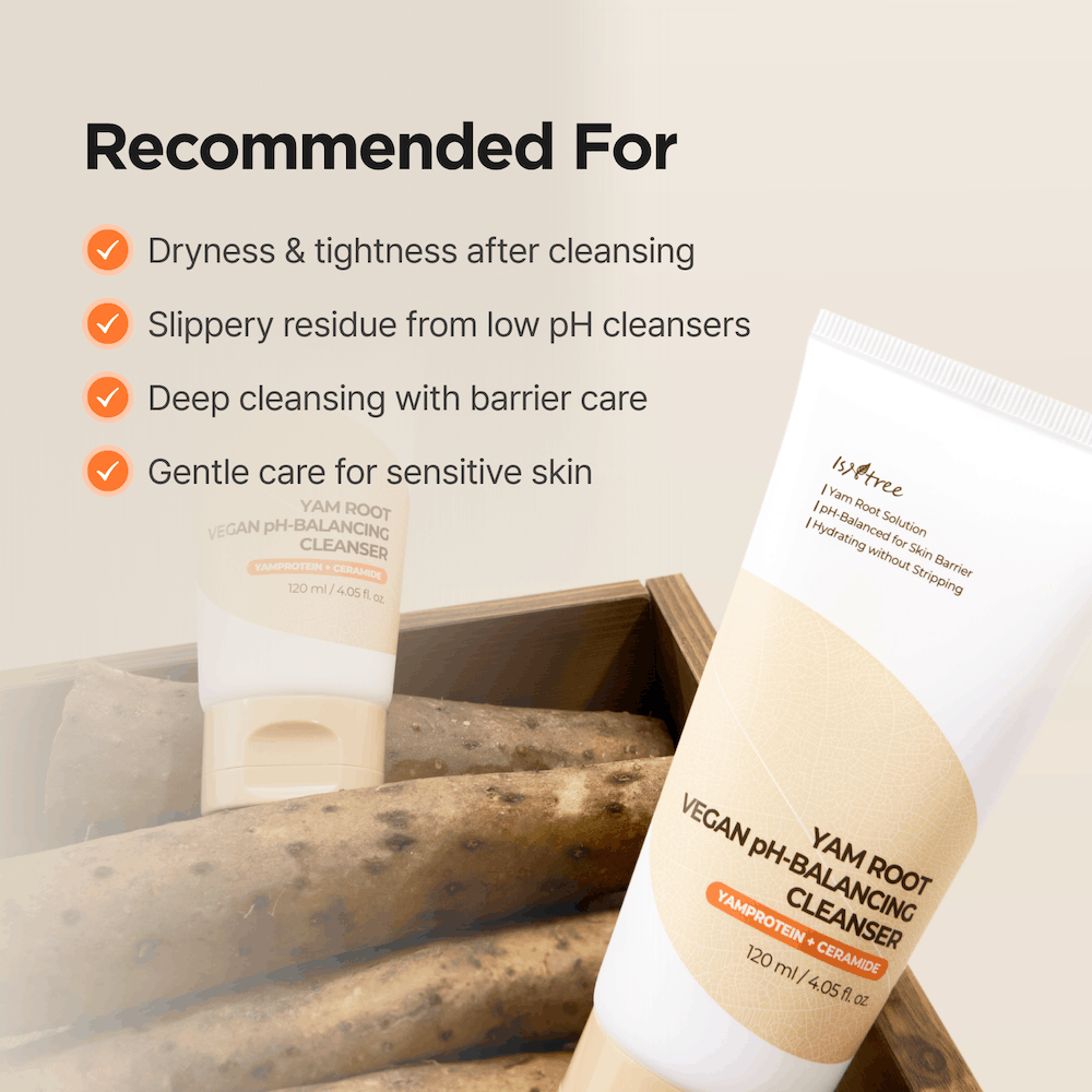 ISNTREE Yam Root Cleanser – Hydrating Luxury for Radiant Skin