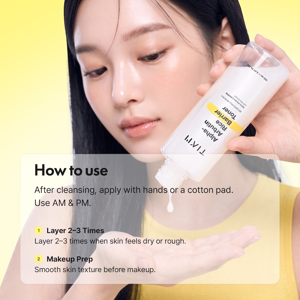 Alpha-Arbutin Rice Barrier Toner 150ml | TIA’M