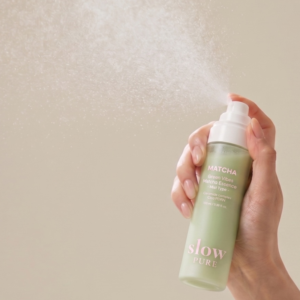 Green Vibes Matcha Essence (Mist Type) 100ml | Slowpure