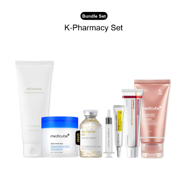K-Pharmacy Luxury Skincare Set - Revitalize with Korean Elegance