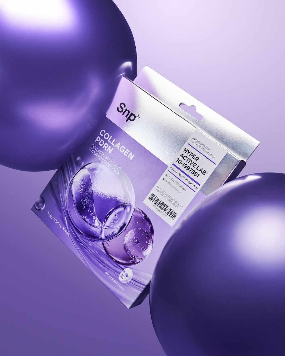Collagen Bounce Up Hyperactive Gel Mask 28g x 4ea | SNP