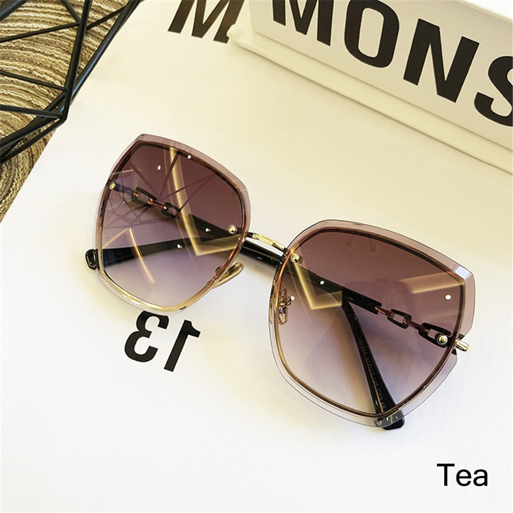 Vintage Square Polarized Sunglasses: Stylish Eyewear for Women | ULZZANG BELLA