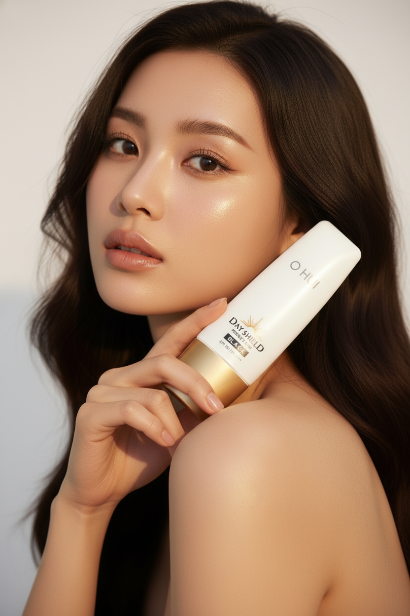 DAY SHIELD Perfect Sun Black SPF50+ / PA++++ (50ml) | O HUI