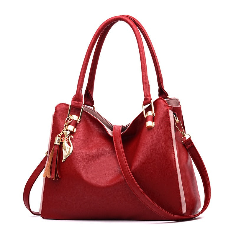 Elegant Large Capacity Handbag for Stylish Middle-Aged Women | ULZZANG BELLA