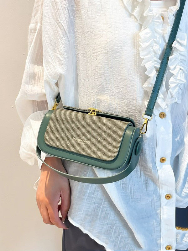 Elegant Minimalist Luxury Small Square Crossbody Bag | ULZZANG BELLA