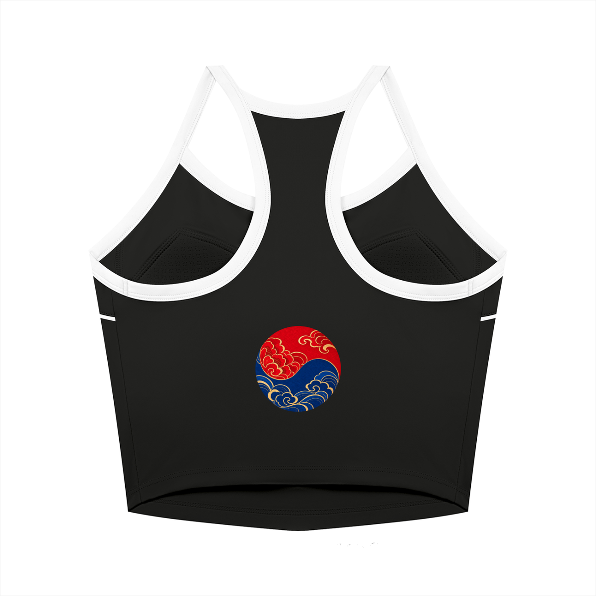 ULZZANG BELLA Cropped Yoga Tank Top for Effortless Elegance
