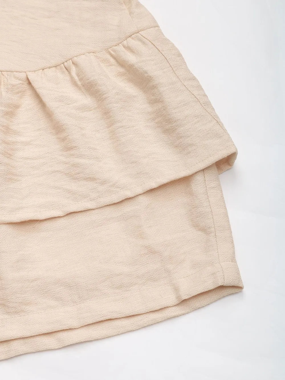 Elevate Your Style with Layered Textured Wide-Leg Women's Pants | ULZZANG BELLA