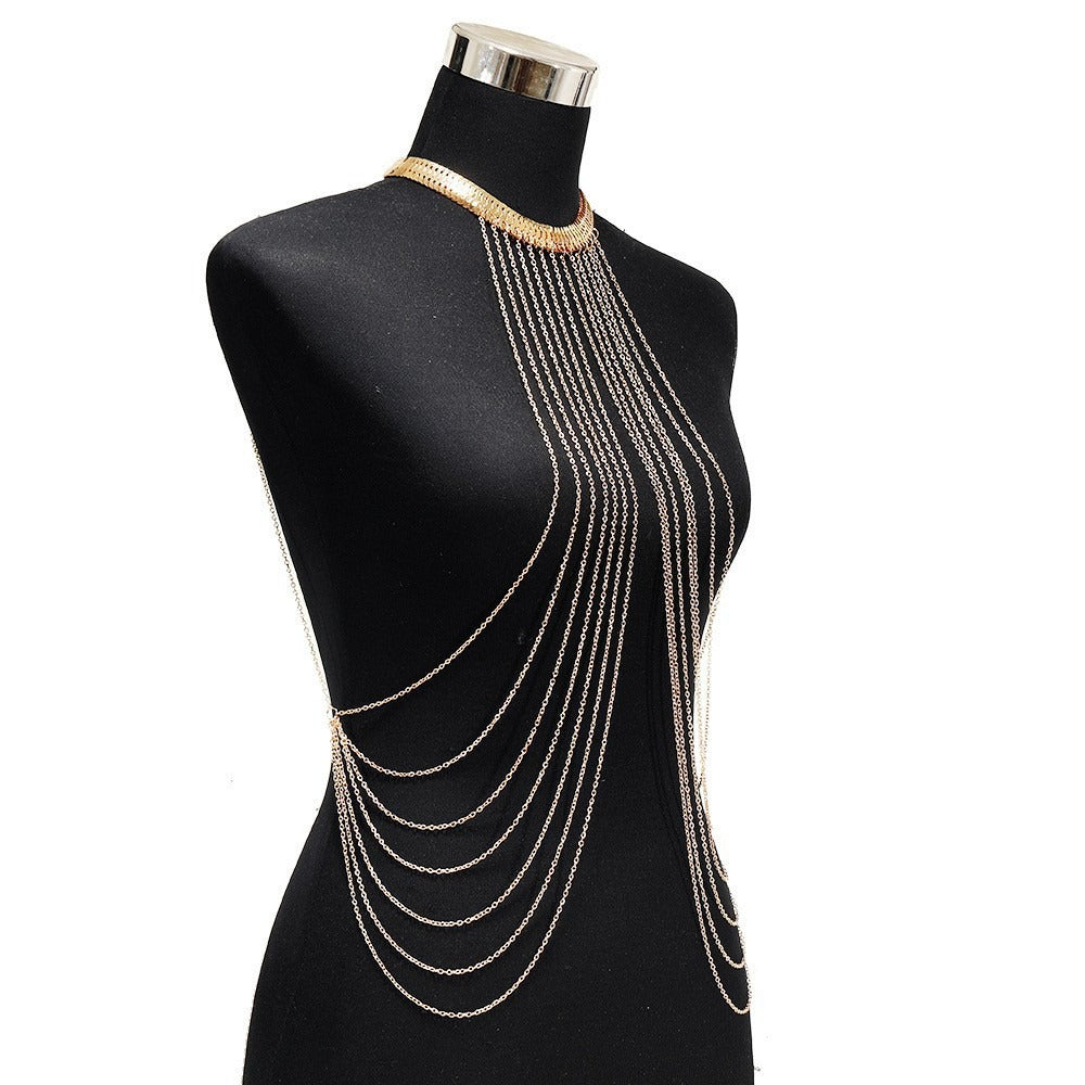 Exquisite Multi-Layered Snake Pattern Body Chain | ULZZANG BELLA