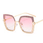 Pearlescent Elegance: Vintage Cat Eye Sunglasses for Women | ULZZANG BELLA