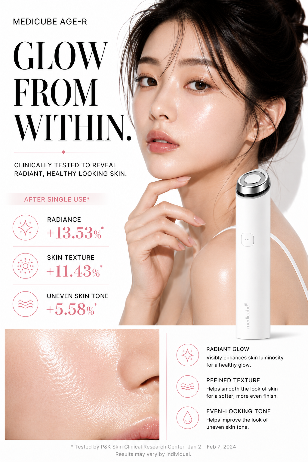 AGE-R Booster Pro Mini White 1EA | MEDICUBE