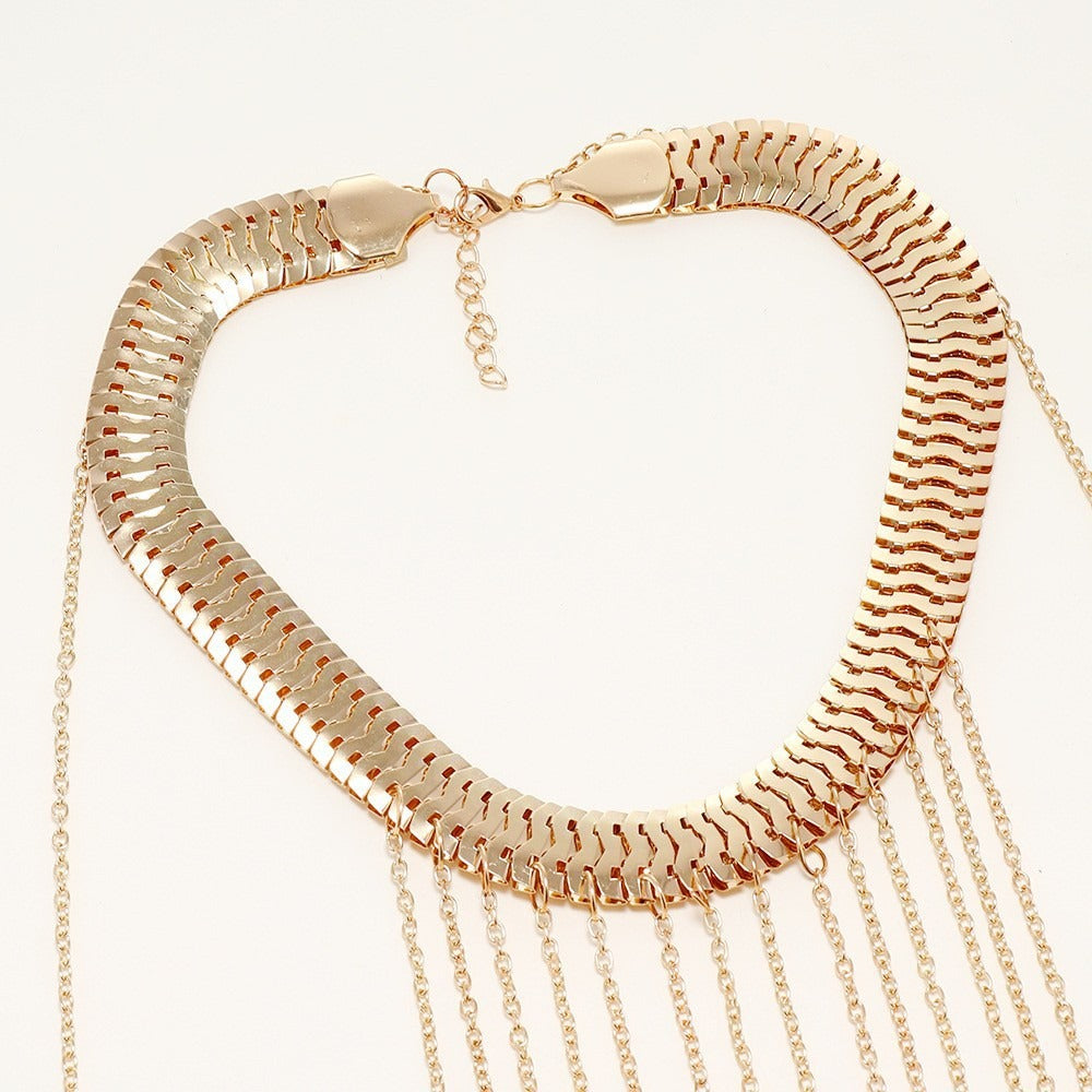 Exquisite Multi-Layered Snake Pattern Body Chain | ULZZANG BELLA