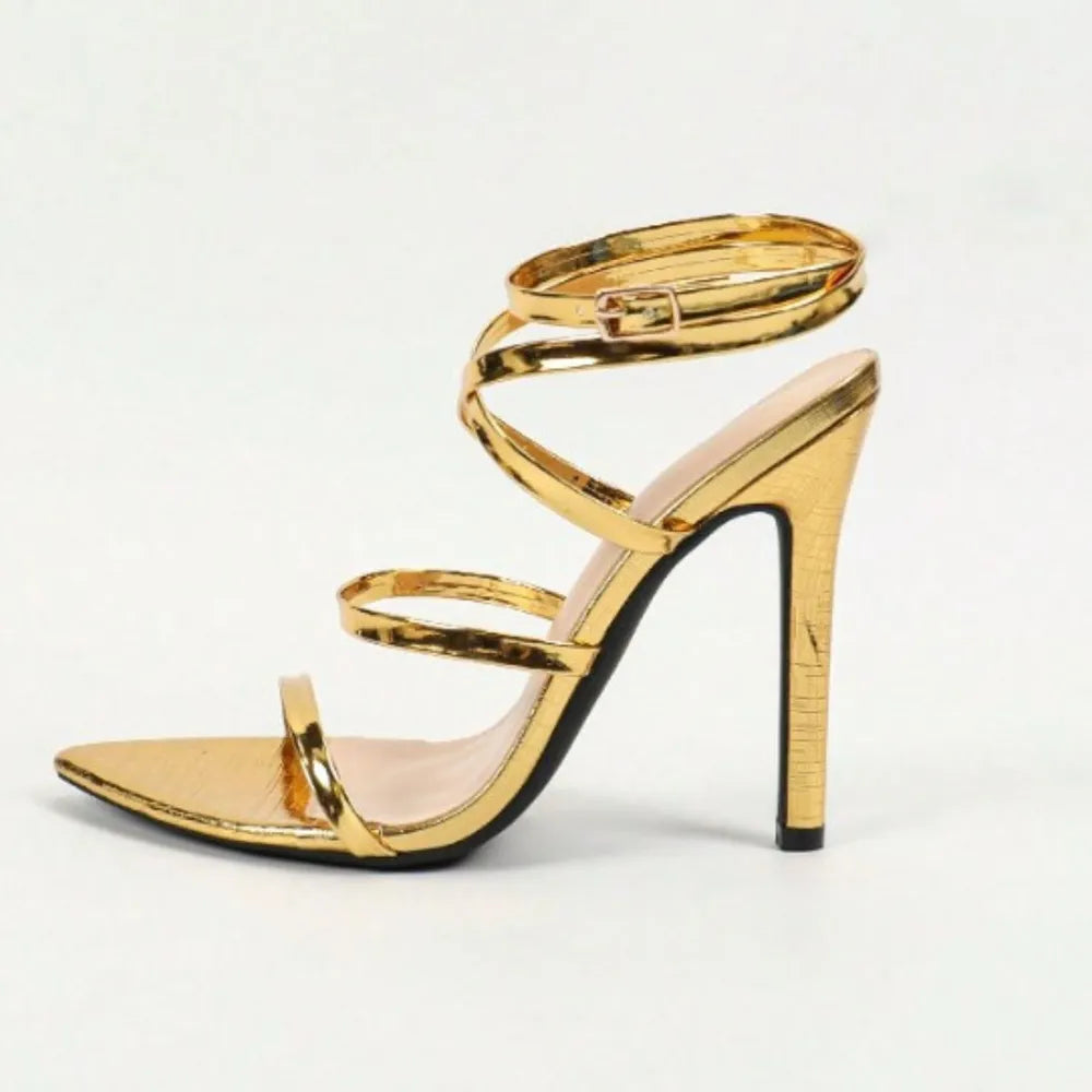 Opulent Open Toe Ankle Strap Sandals | ULZZANG BELLA