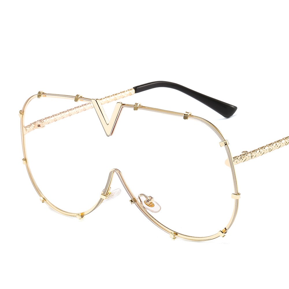 Luxury Vintage Square Sunglasses: Retro Oversized Eyewear for Women | ULZZANG BELLA