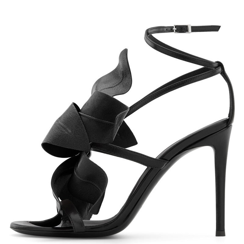 Goddess Chic Slim High Heel Sandals | ULZZANG BELLA
