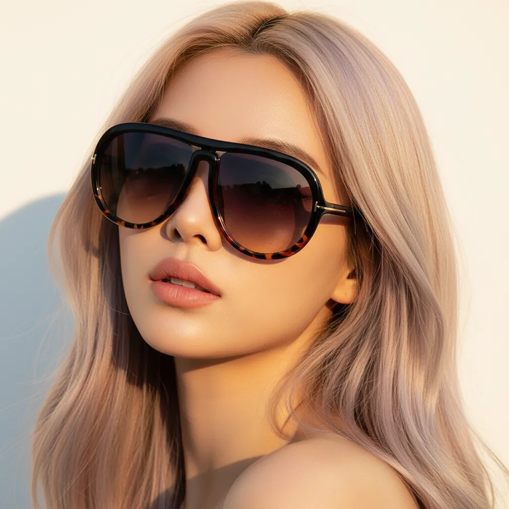 Timeless Elegance Oversized Pilot Sunglasses | ULZZANG BELLA