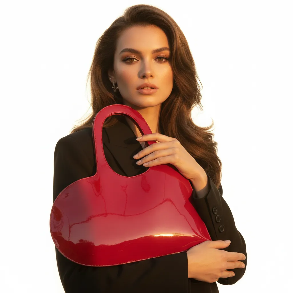 ULZZANG BELLA Heart-Shaped PU Shoulder Bag | Exquisite Luxury