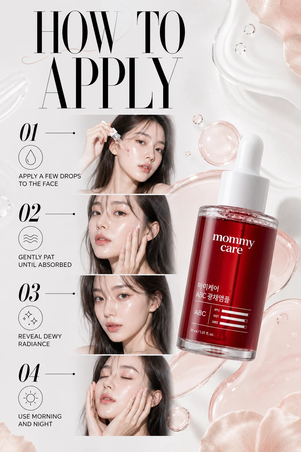 ABC Collagen Brightening Ampoule 30ml | Mommycare | Mommycare ABC Collagen Brightening Serum – Artisanal Luxury
