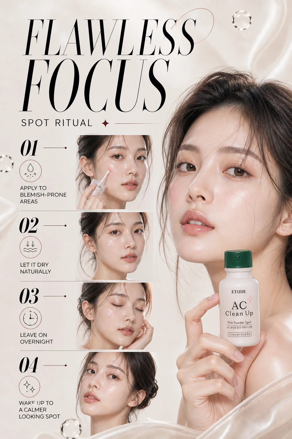 AC Clean Up Pink Powder Spot Treatment | Etude House | Etude House AC Clean Up Pink Powder Spot Treatment - Artisanal